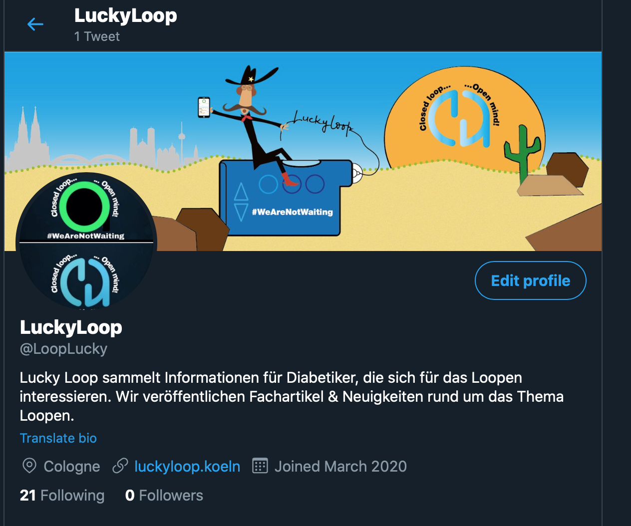 Lucky Loop Twitter Account