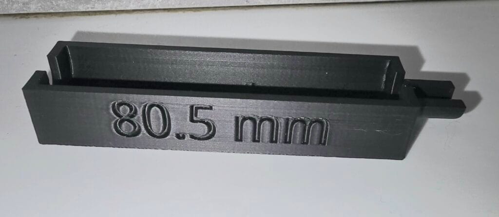 Messutensil für die Gewindestange der Dana i aus 3D-Druck