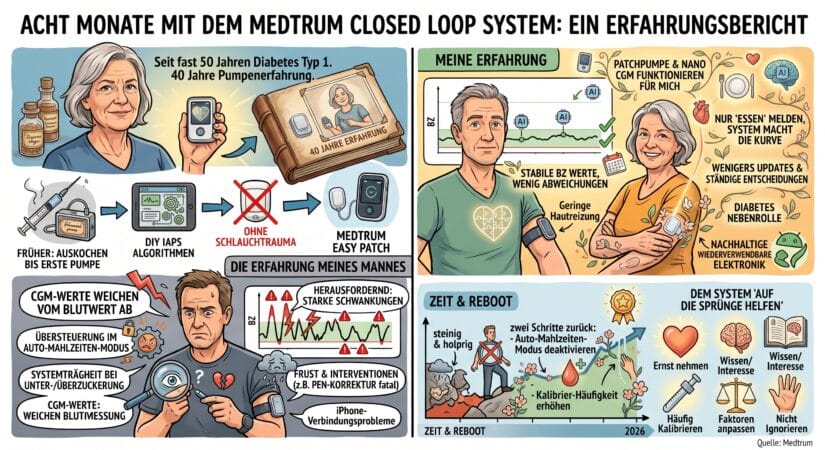Erfahrungen mit dem kommerziellen Closed Loop von Medtrum